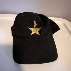 Hamilton Musical Embroidered Dad Hat Black Gold